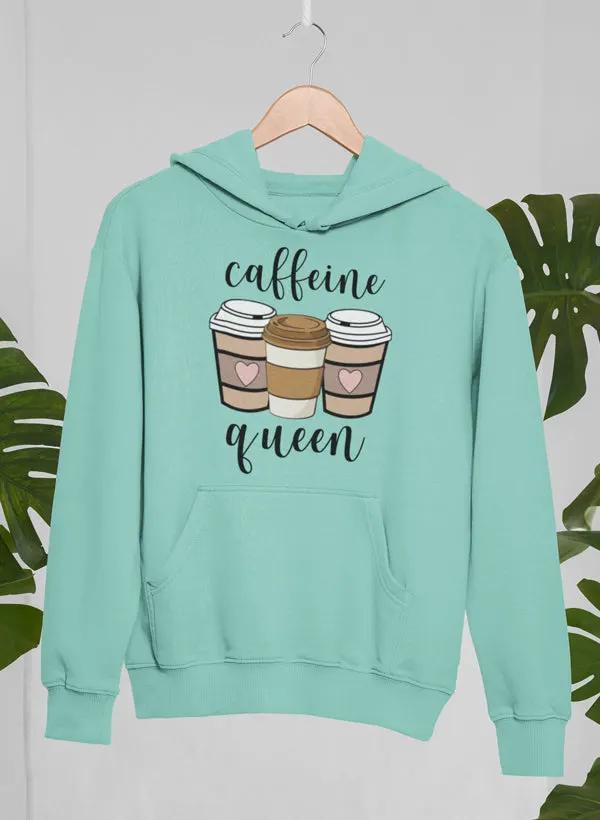 Caffeine Queen Hoodie by Merch
