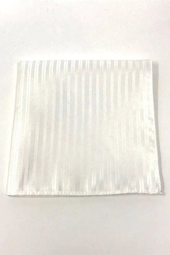 Newton Stripe Pocket Square by Tux-USA