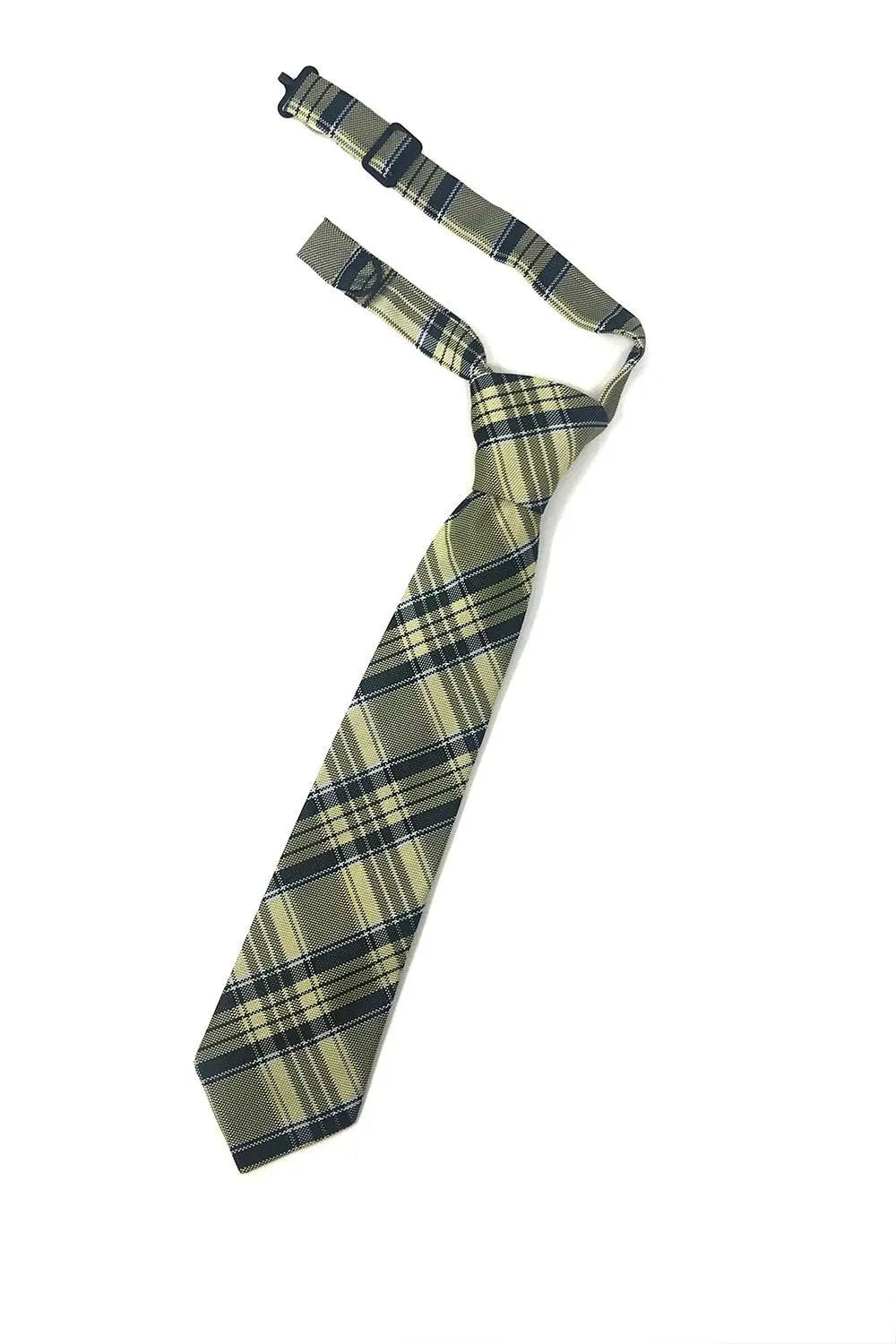 Madison Plaid Kids Necktie by Tux-USA