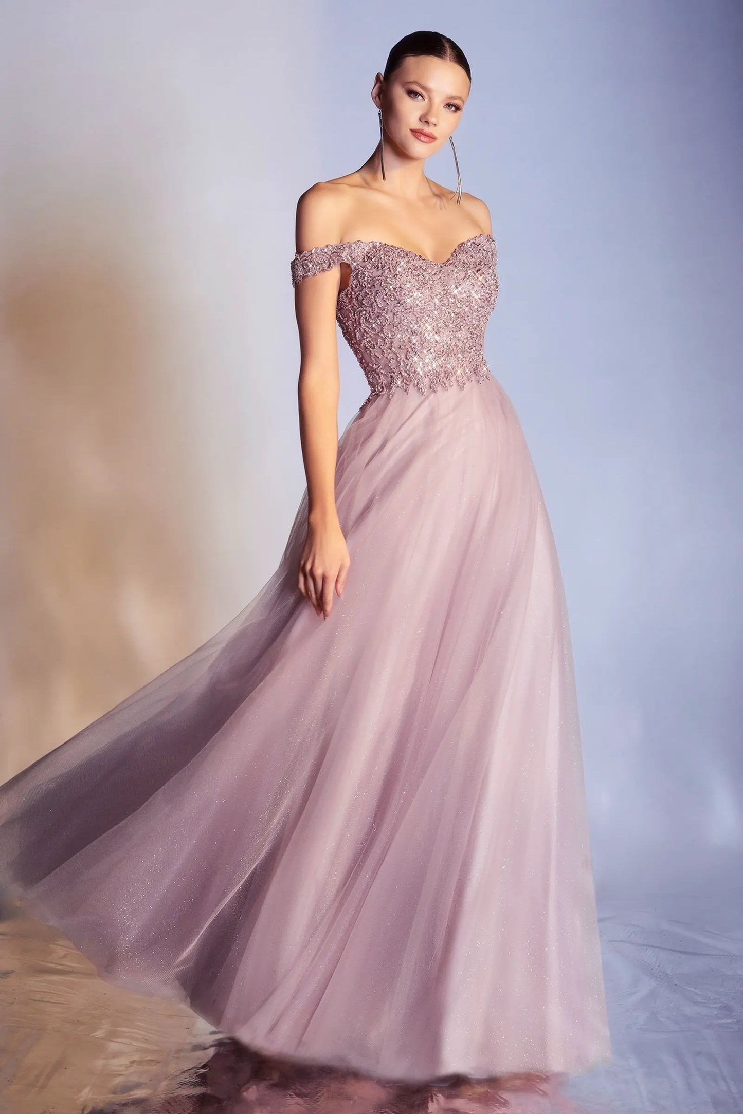 Off The Shoulder A-Line Dress by Partner Label