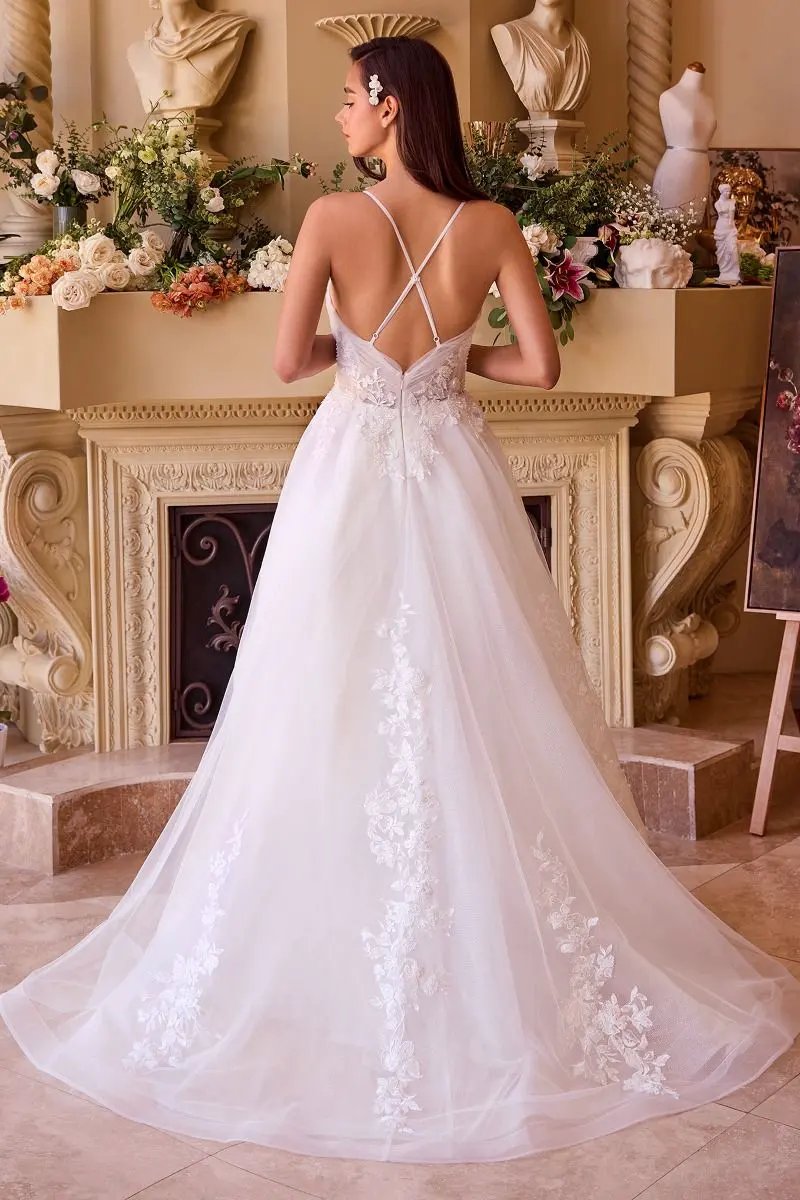 Layered Tulle A-Line Wedding Dress by Tux-USA