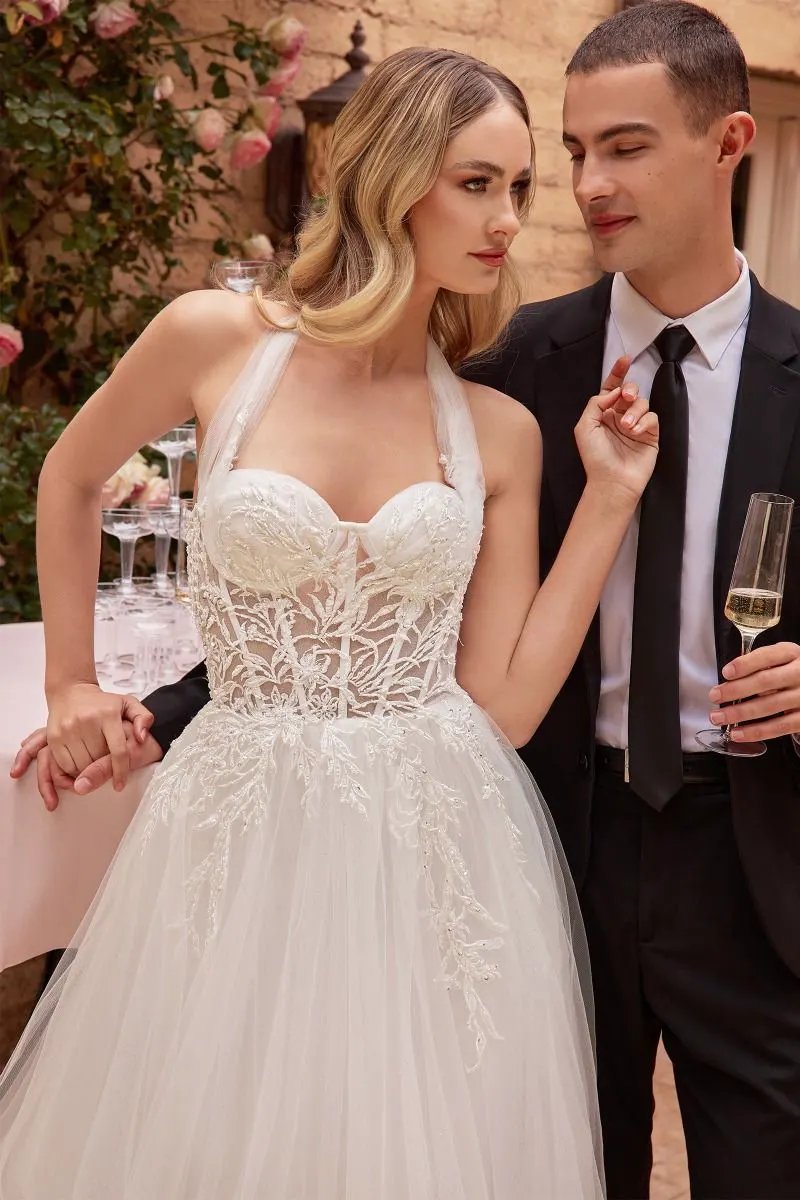 Strapless A-Line Bridal Gown by Tux-USA