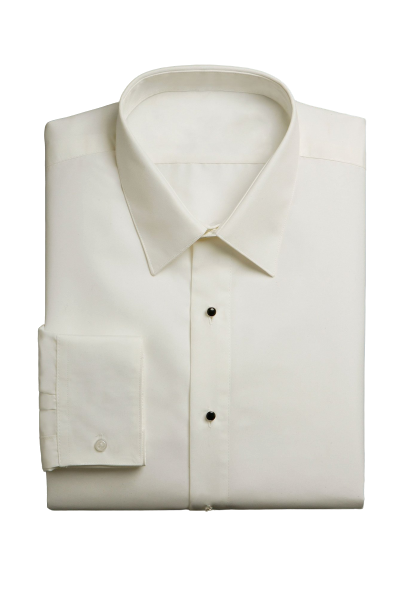 "Como" Ivory Laydown Tuxedo Classic Fit Shirt by Tux-USA