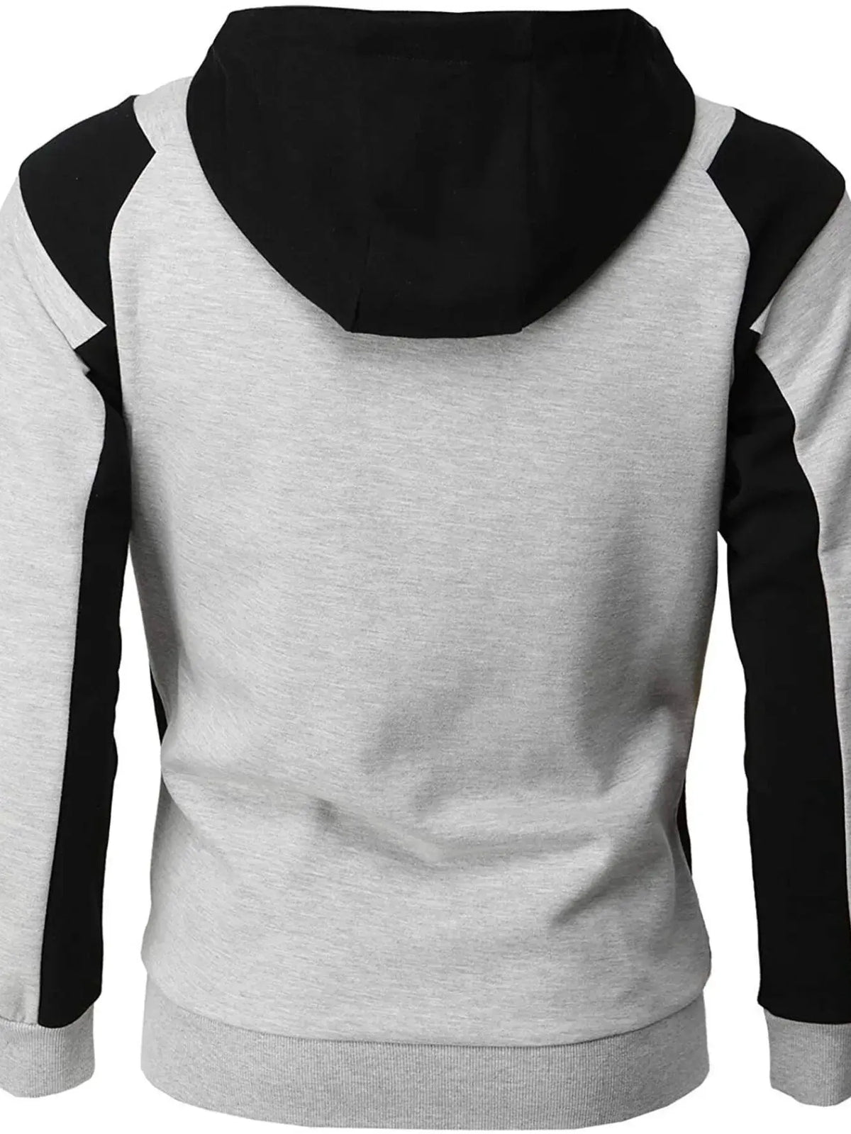 Men's Color Block Zip-Up Hoodie by Partner Label