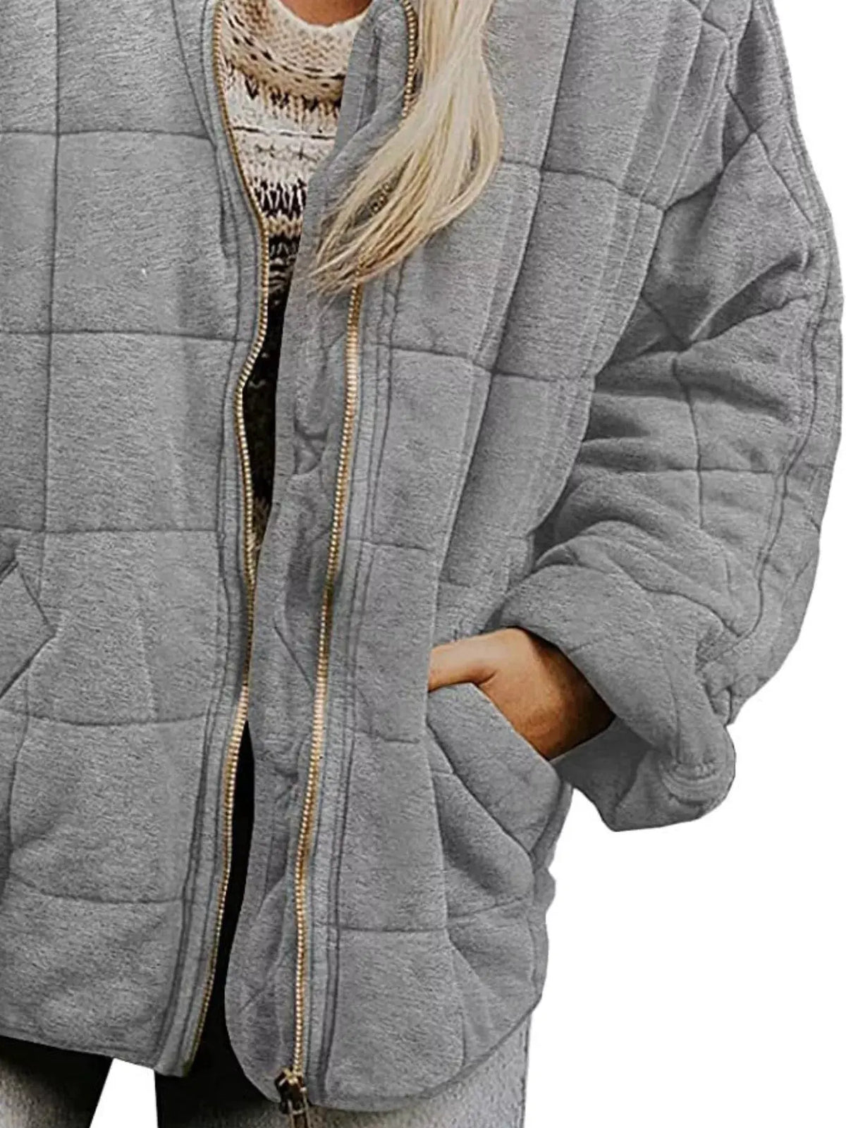 Quilted Zip Up Outerwear | Partner Labels Selection by Partner Label