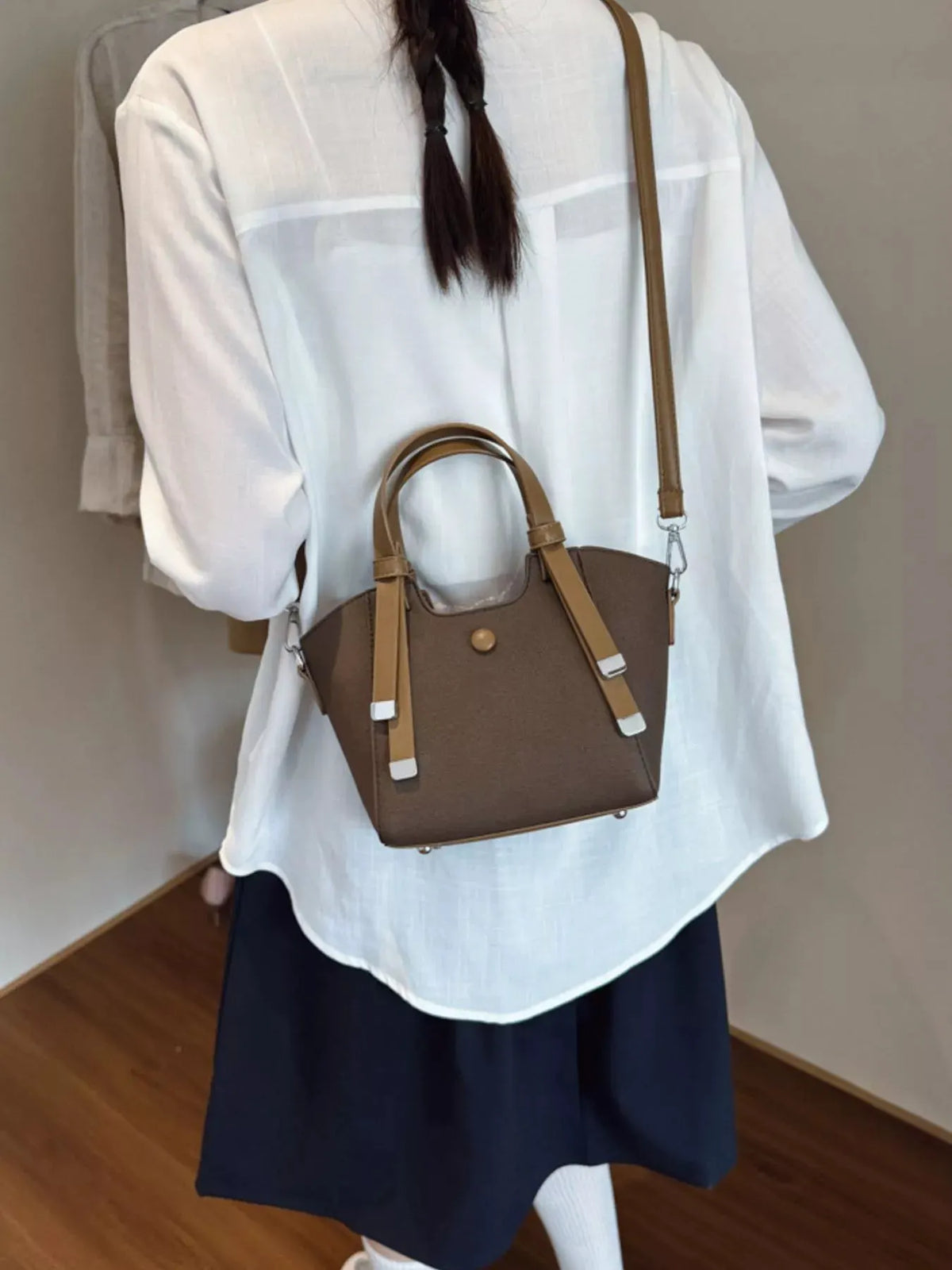 Adjustable Strap Crossbody Bag by Partner Label