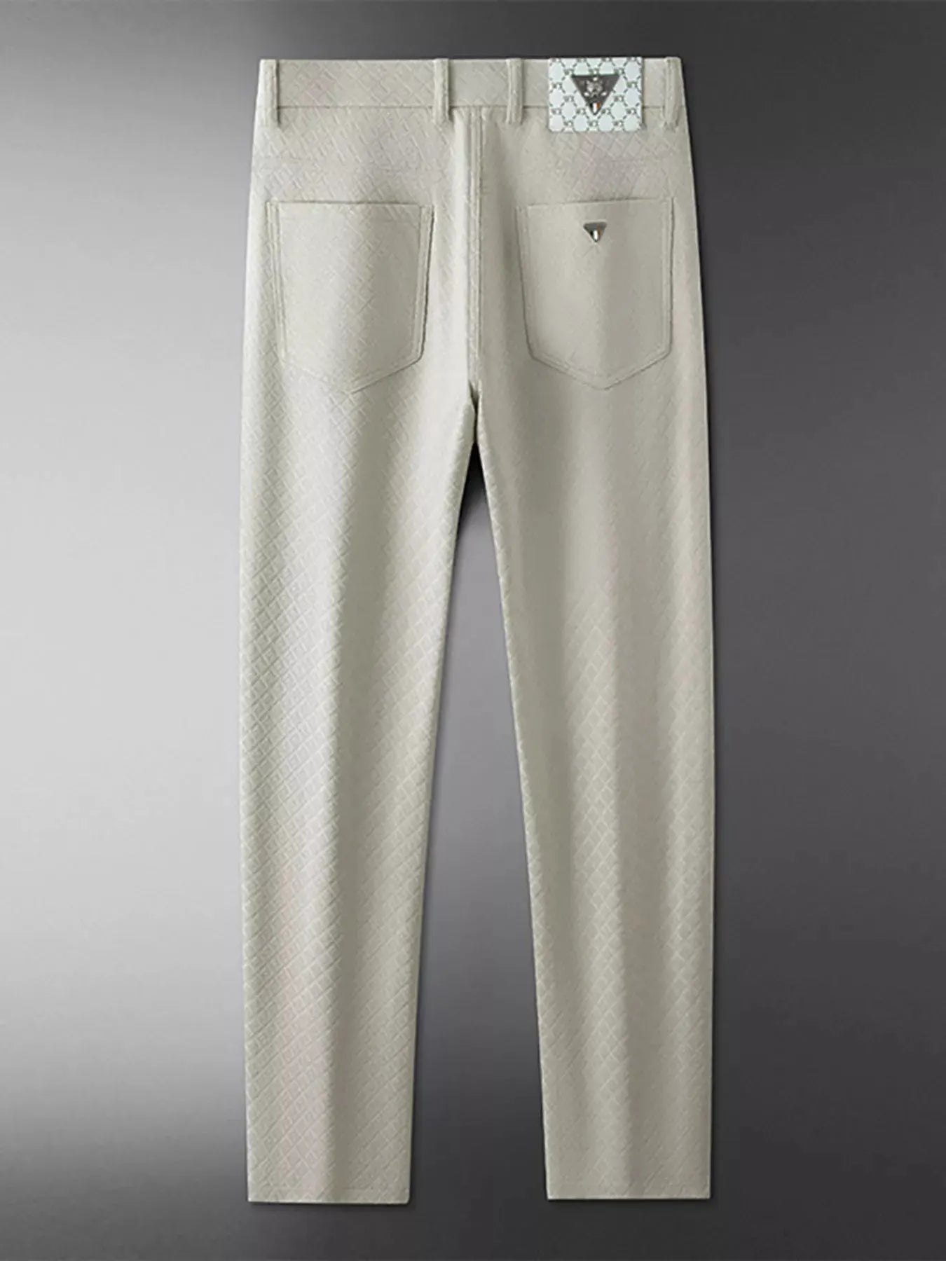 Men's Lightweight Textured Casual Pants by Trendsi