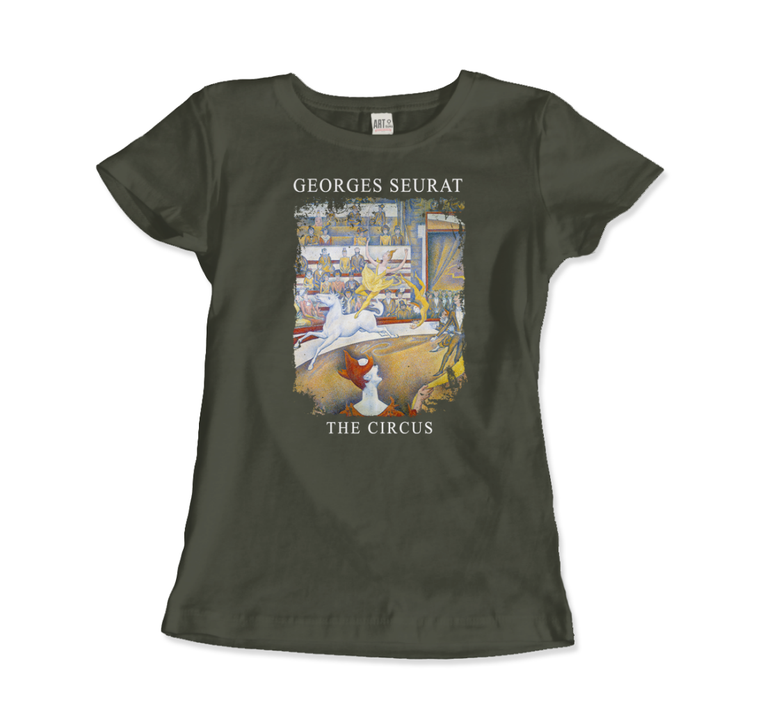 Georges Seurat the Circus artwork t-shirt by Art-O-Rama Shop