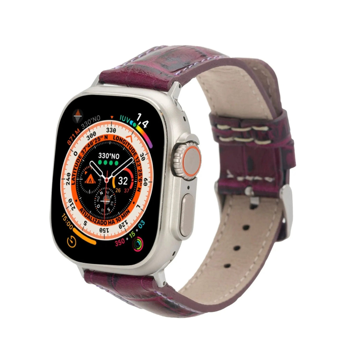Guernsey Leather Bands for Apple Watch 9, Ultra 2 & SE by TORONATA