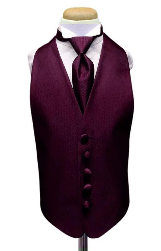 Herringbone Kids Tuxedo Vest 2 by Tux-USA
