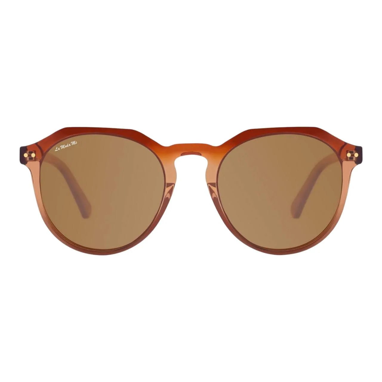 Joh Brick Sunglasses - Unisex Acetate Polarized UV400 by La Moda Me