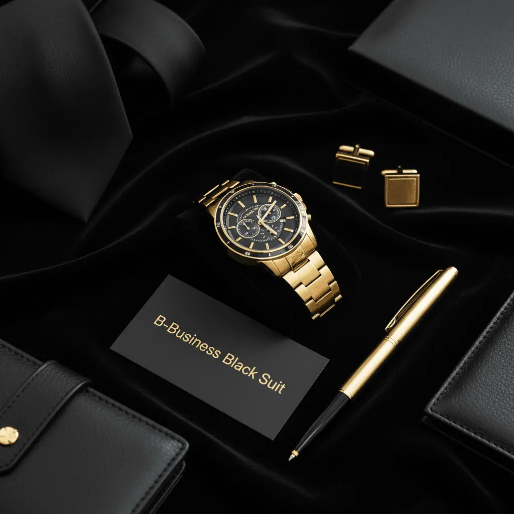 B-Business Black Suit by La Moda Me