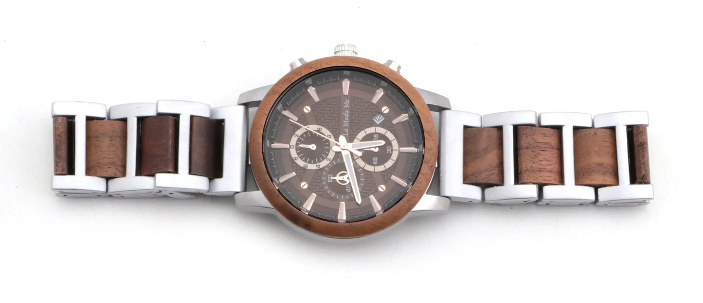 Watch Timberline Brown - Eco-Friendly Wooden Timepiece by La Moda Me