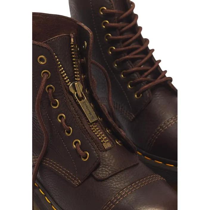 Dr. Martens Women's Sinclair Brown Leather Boots