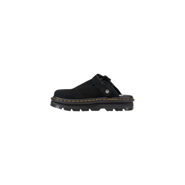 Dr. Martens Women's Zebzag Black Suede Mules