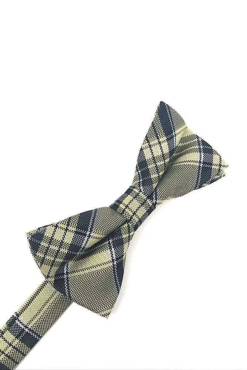 Madison Plaid Bow Tie Pre-Tied by Tux-USA