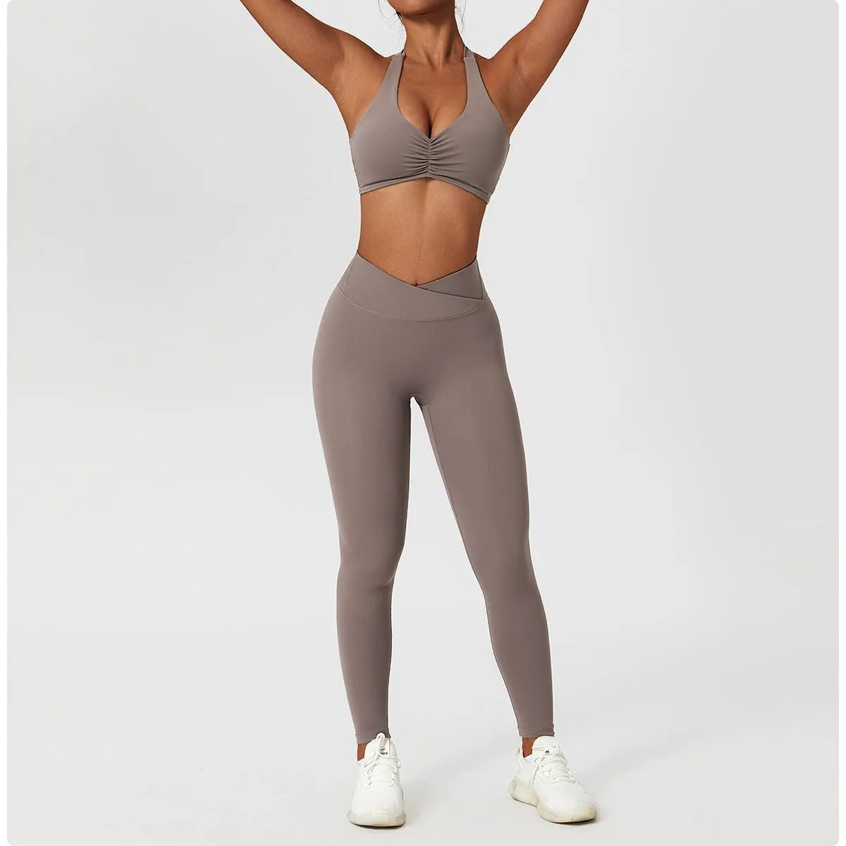 Midrise Sculpt Leggings by Rockstar Peach
