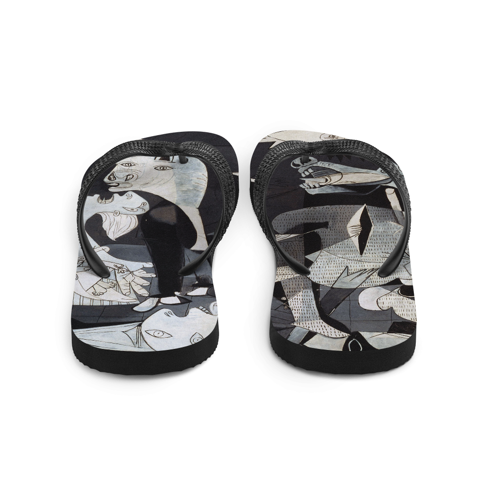 Pablo Picasso Guernica 1937 Artwork Flip-Flops by Art-O-Rama