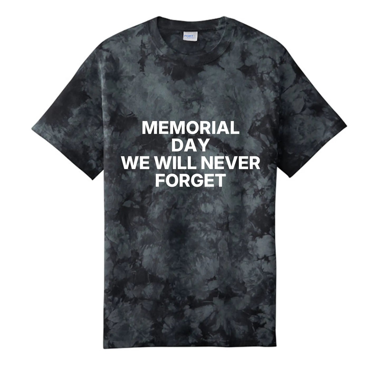 Crystal Tie-Dye Tee Memorial Day For Mens by Inland Leather Co
