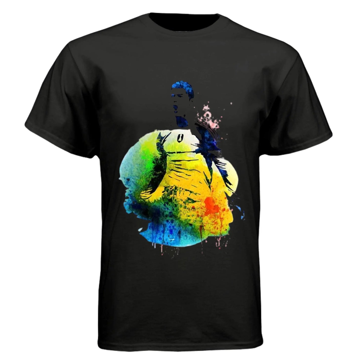 6010 Men's Triblend Crew Christiano Ronaldo Print Shirt by Inland Leather Co