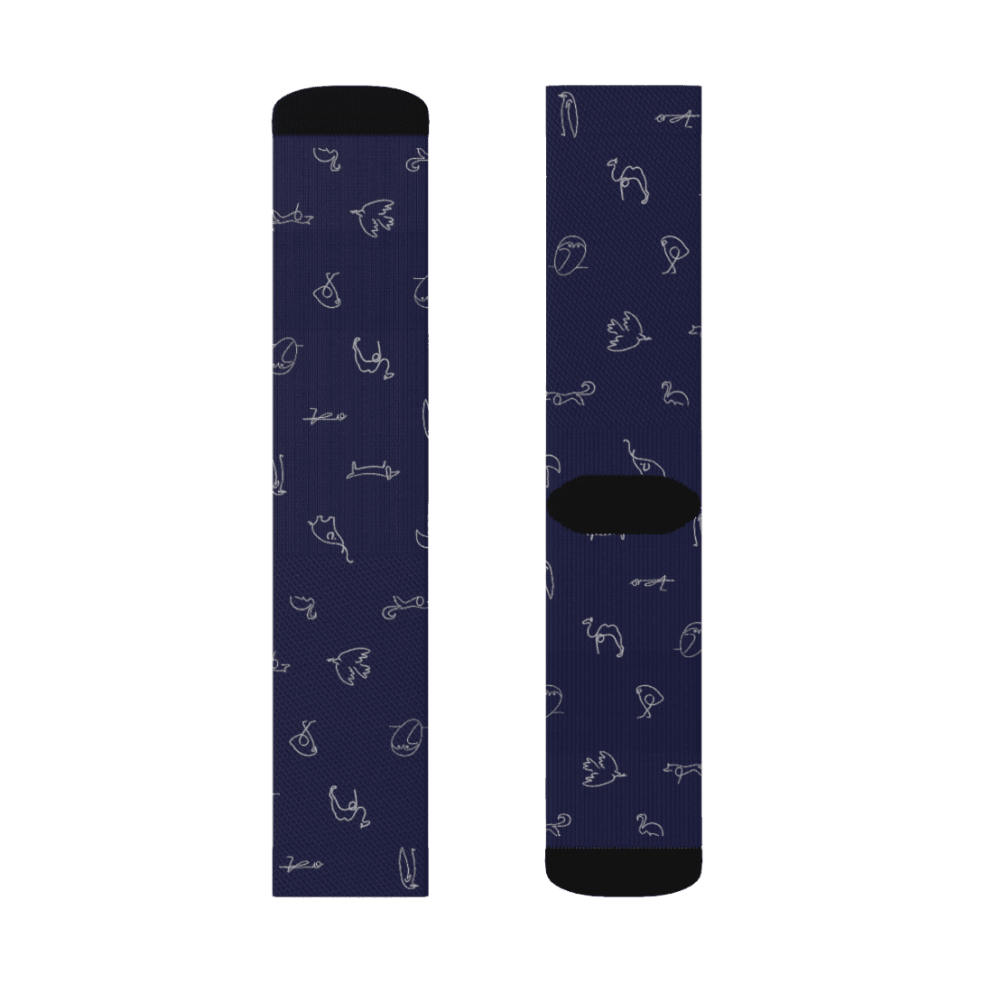 Pablo Picasso Animals Pattern Artwork Socks-4