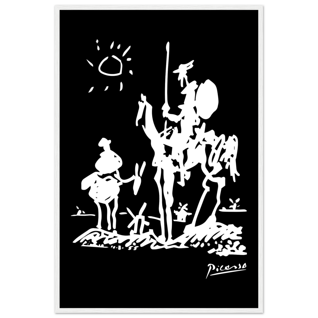Pablo Picasso Don Quixote of La Mancha 1955 artwork poster-13