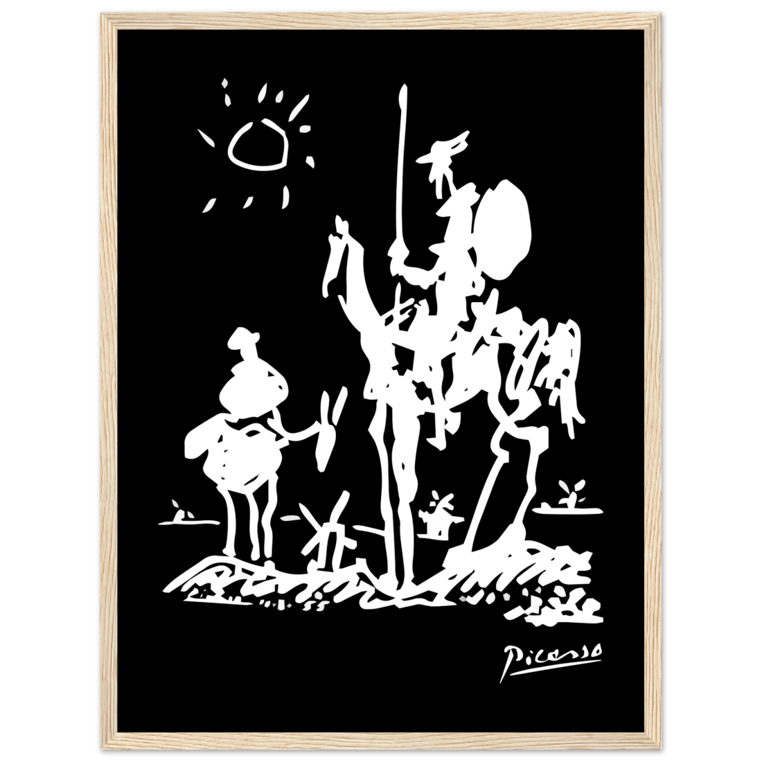 Pablo Picasso Don Quixote of La Mancha 1955 artwork poster-10