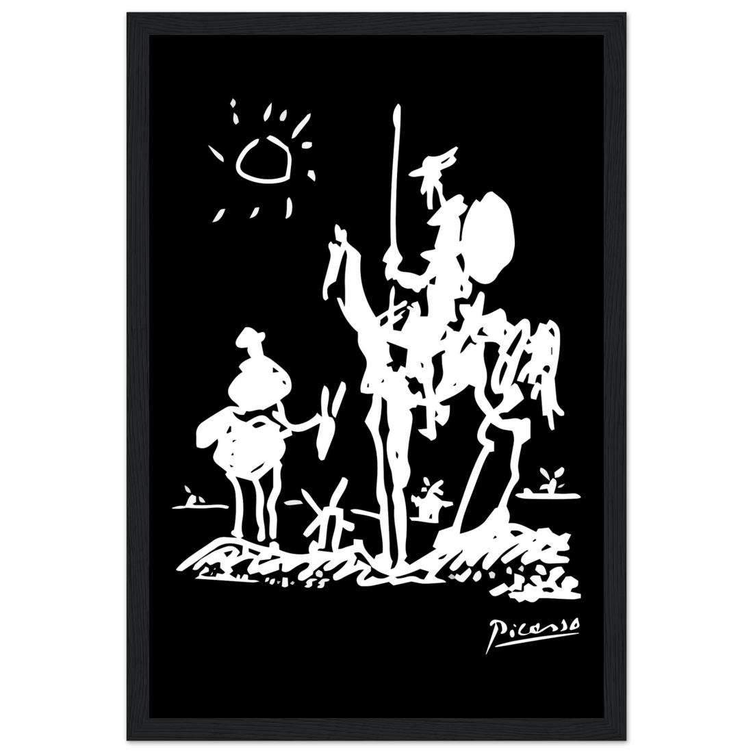 Pablo Picasso Don Quixote of La Mancha 1955 artwork poster-4