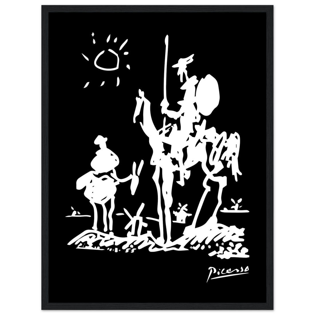 Pablo Picasso Don Quixote of La Mancha 1955 artwork poster-9