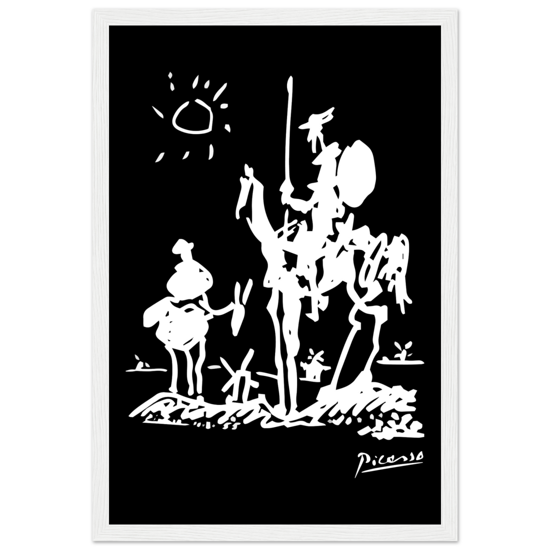 Pablo Picasso Don Quixote of La Mancha 1955 artwork poster-8