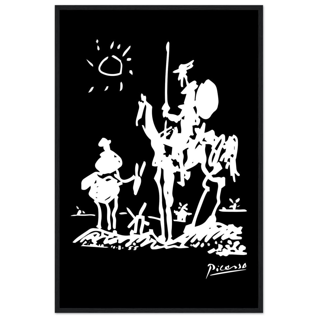 Pablo Picasso Don Quixote of La Mancha 1955 artwork poster-12