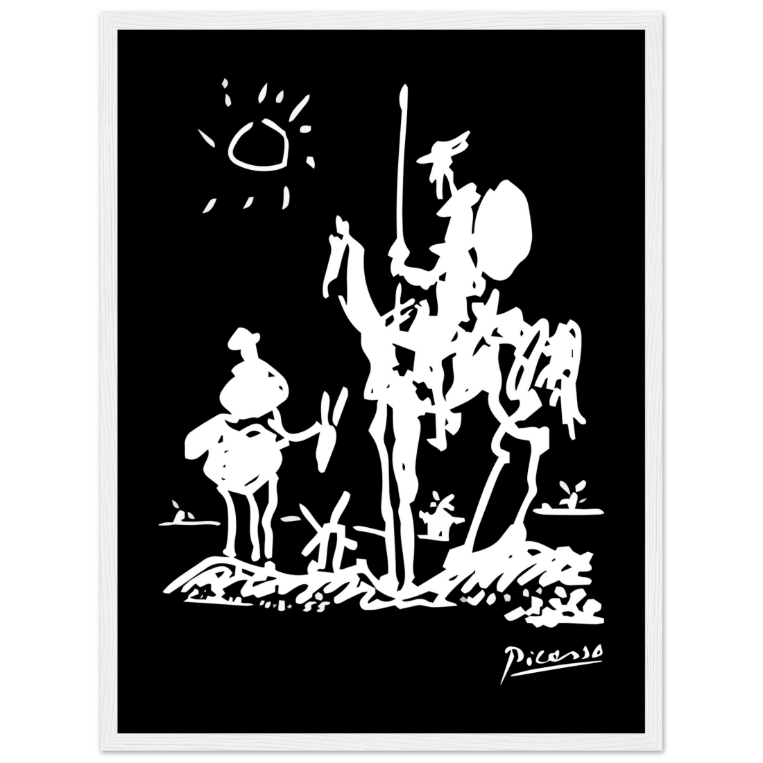 Pablo Picasso Don Quixote of La Mancha 1955 artwork poster-11