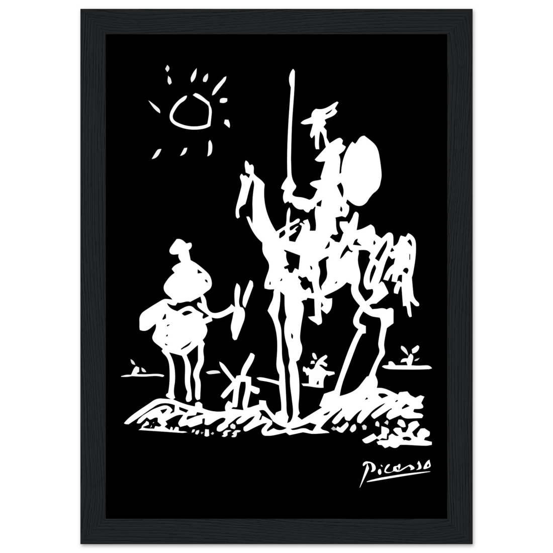 Pablo Picasso Don Quixote of La Mancha 1955 artwork poster-2
