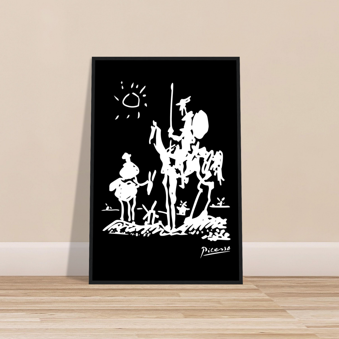 Pablo Picasso Don Quixote of La Mancha 1955 artwork poster-1