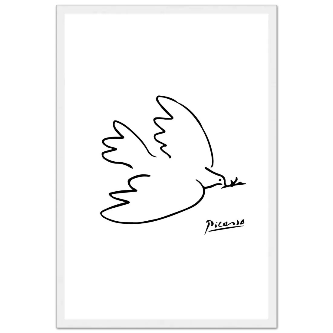 Pablo Picasso Dove of Peace Line artwork poster-9