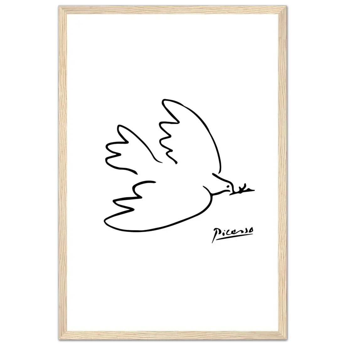 Pablo Picasso Dove of Peace Line artwork poster-8