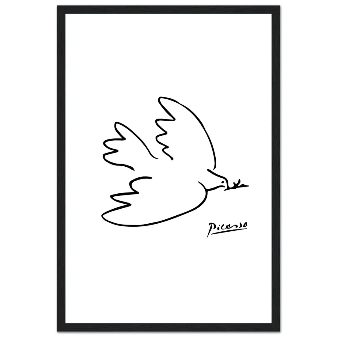 Pablo Picasso Dove of Peace Line artwork poster-4