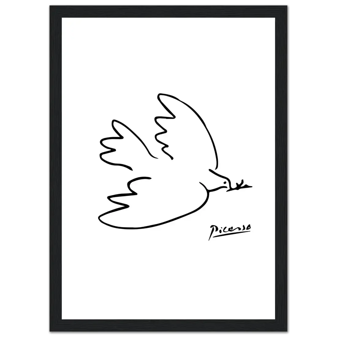Pablo Picasso Dove of Peace Line artwork poster-2