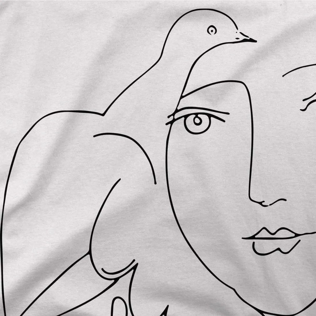 Pablo Picasso Peace (Dove and Face) artwork t-shirt-2