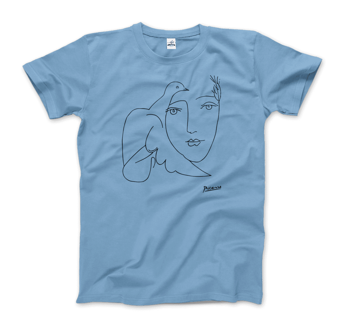 Pablo Picasso Peace (Dove and Face) artwork t-shirt-5