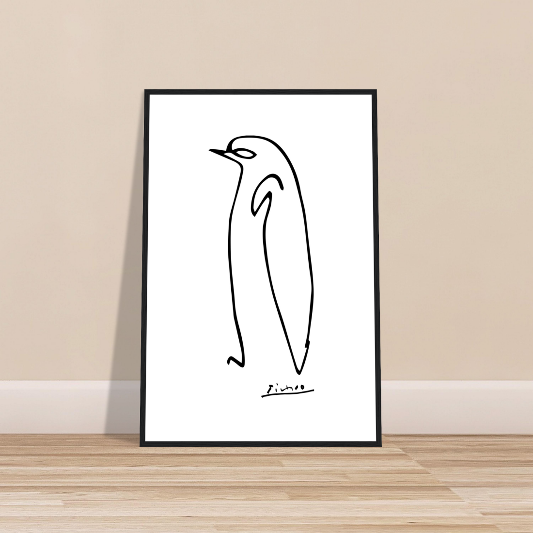 Pablo Picasso Penguin Line artwork poster-1