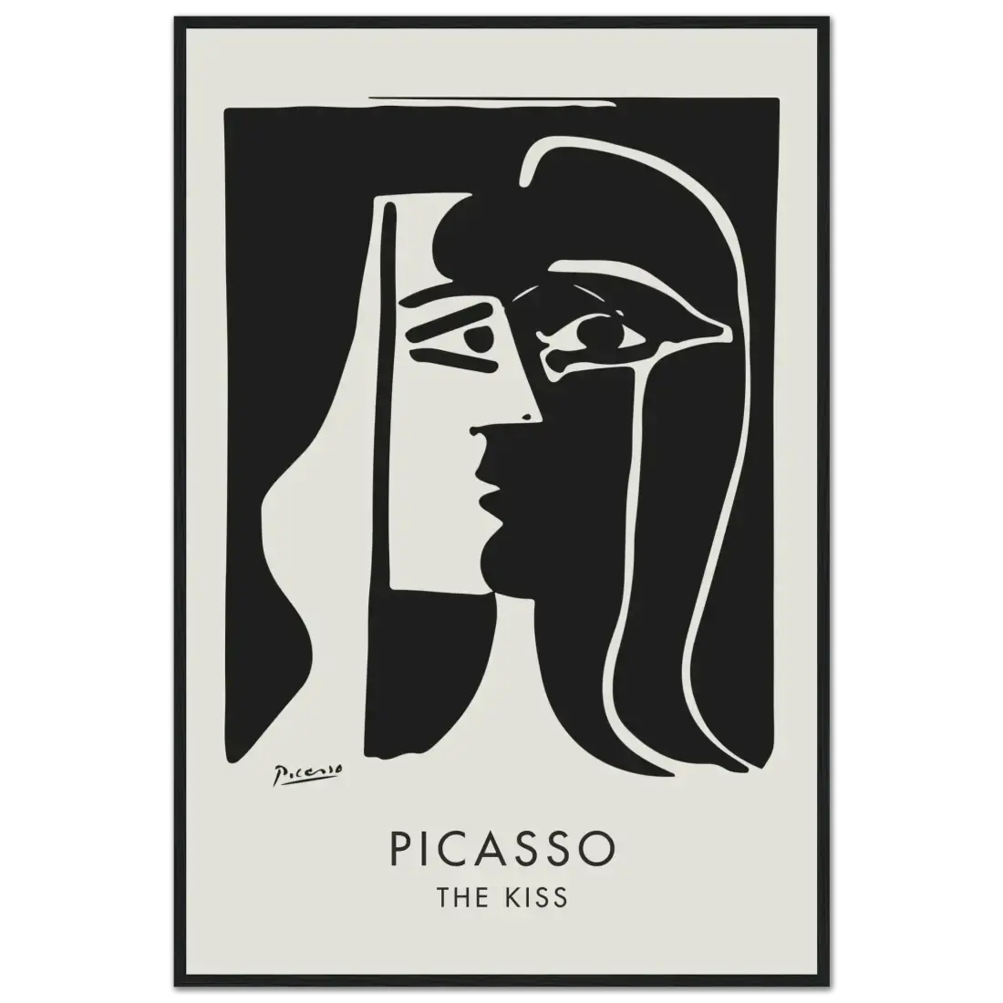 Pablo Picasso the Kiss artwork poster-0