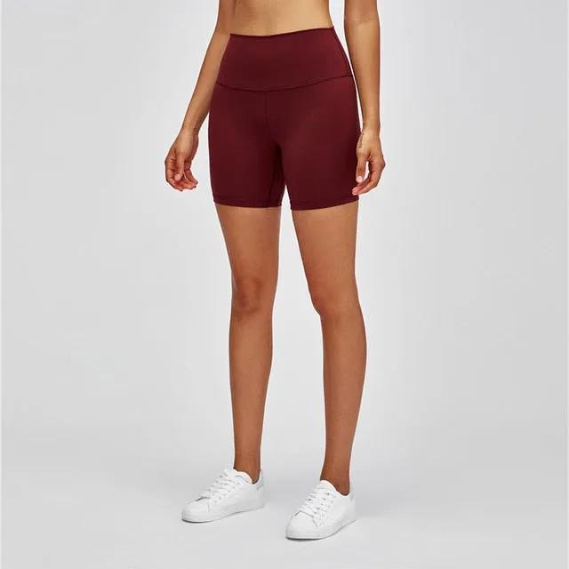 High Waisted Workout Shorts Women Super Stretchy Athletic Shorts Soft Fitness Shorts Women Biker Shorts by Vimost Shop