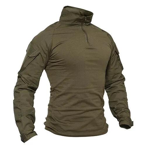 T-shirts Men Navy Military Tactical T-shirts Long Sleeve Combat Army tshirts Quick Dry Multicam Airsoft Man Top Tees by Vimost Shop