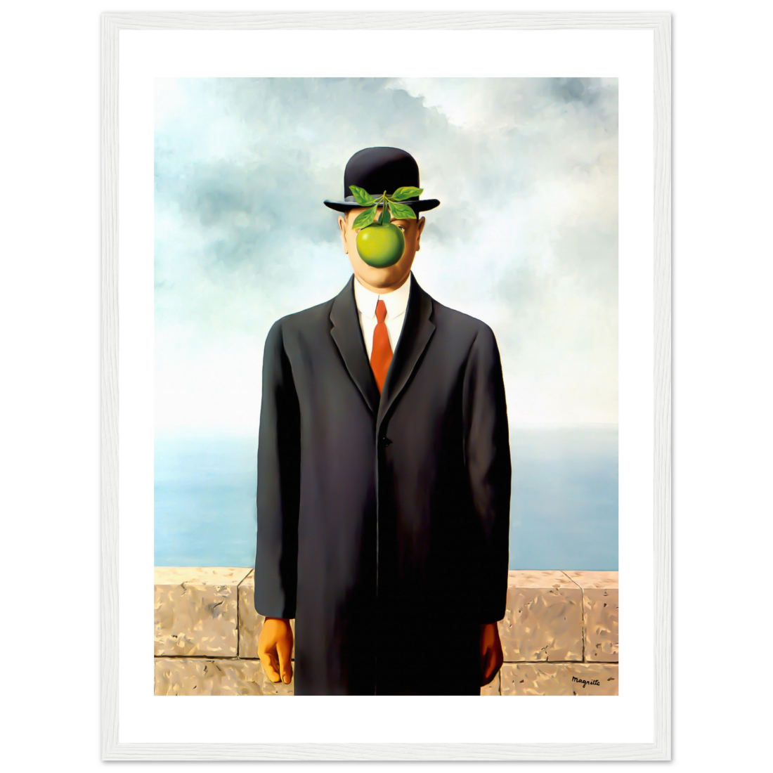 Rene Magritte the Son of Man, 1964 artwork poster-13