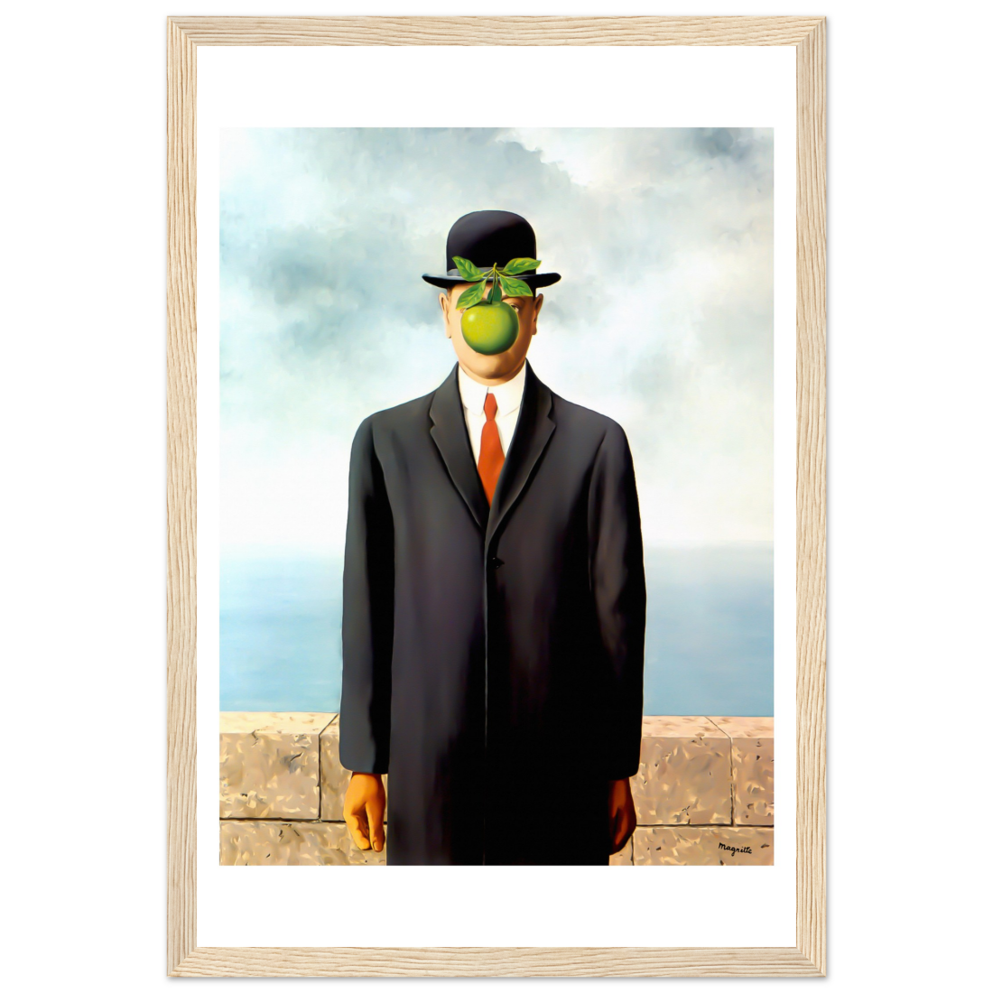 Rene Magritte the Son of Man, 1964 artwork poster-8