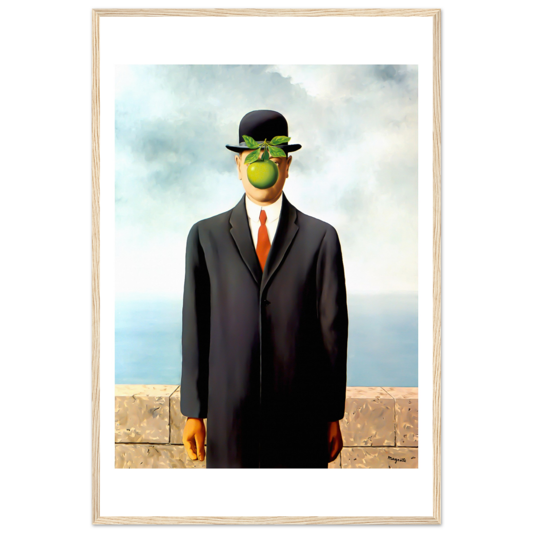 Rene Magritte the Son of Man, 1964 artwork poster-15