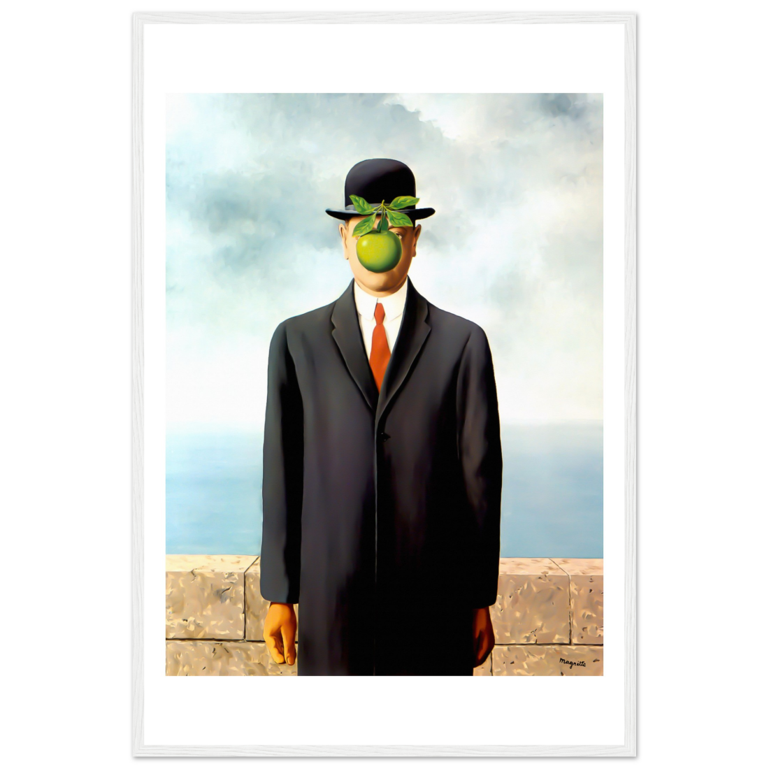 Rene Magritte the Son of Man, 1964 artwork poster-16