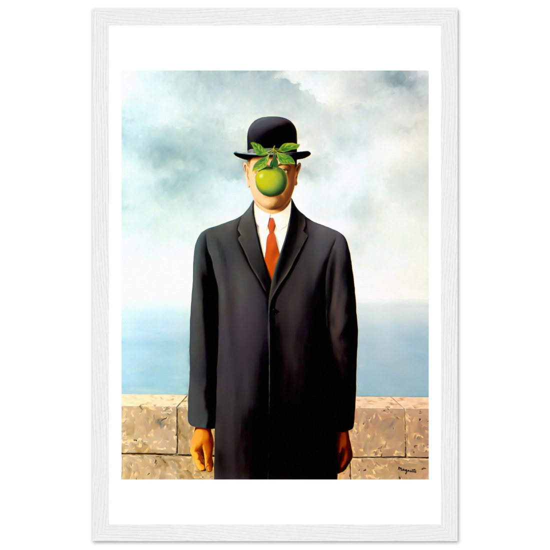 Rene Magritte the Son of Man, 1964 artwork poster-9