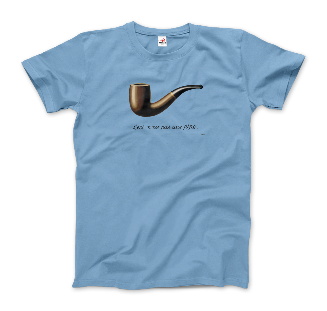 Rene Magritte This is Not a Pipe, 1929 artwork t-shirt-4